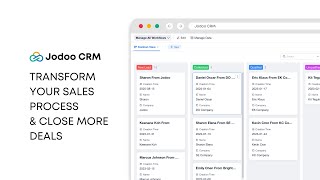 Close More Deals with Jodoo CRM