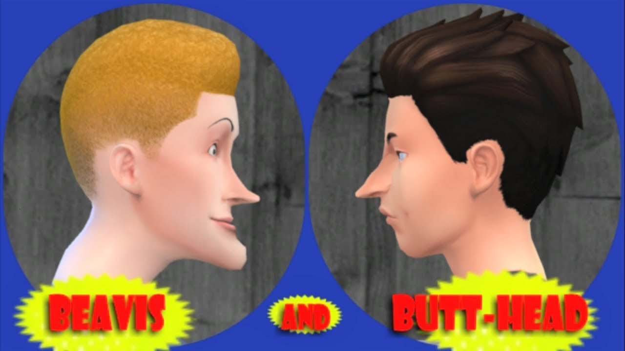 BEAVIS & BUTTHEAD DO THE SIMS | TV-MOVIE MAKEOVER | THE SIMS 4