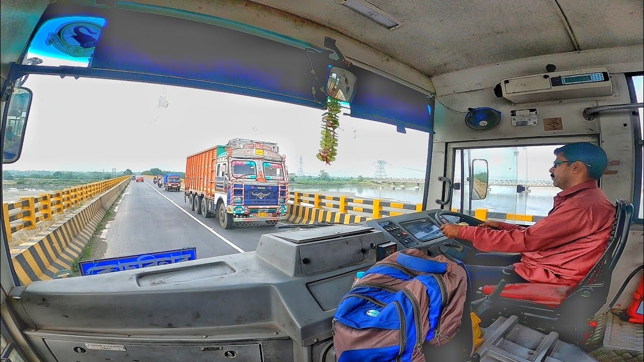 Tata 1613 ACGL bus raw joureny | Coochbehar to Siliguri NBSTC bus service - ‎