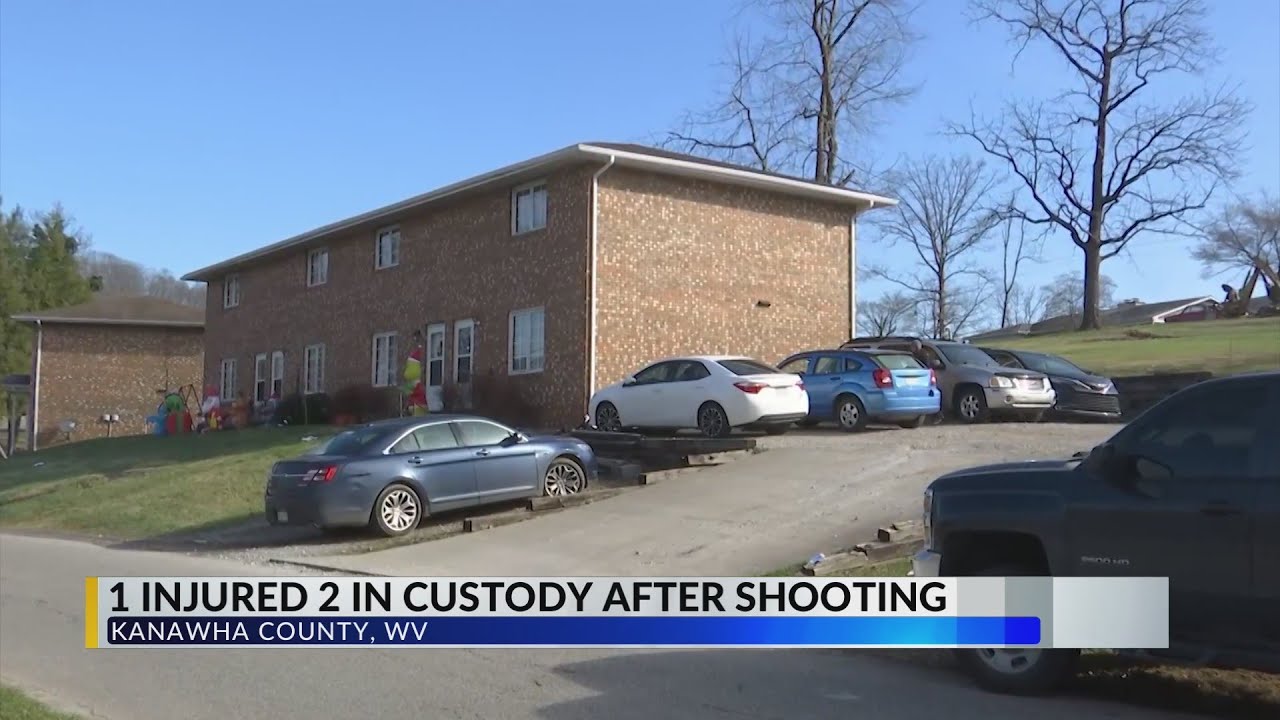 1 injured, 2 in custody in Kanawha County shooting that led to police