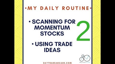 Scanning for momentum stocks + using Trade Ideas: My daily routine (Part 2 of 4)