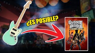 ¿JUGAR GUITAR HERO con GUITARRA REAL?