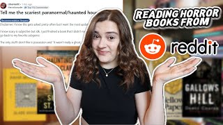 reading haunted house horror books recommended on REDDIT 🤯👻🏠 [reading vlog, episode 2]