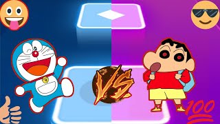 Tiles hop - Doremon vs shin chen - #tileshop  #smashgaming #doremon #shinchan @Smashgaming0 screenshot 4
