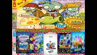 Plants Vs Zombies Volumen 6 2009 5 En 1 Dvd Pirata Menú