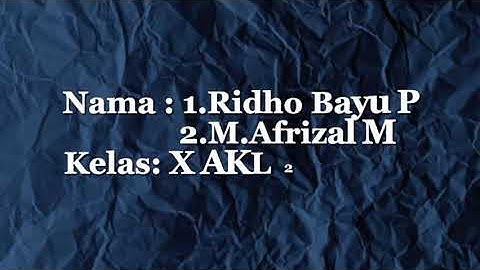 Algoritma cara memindahkan isi gelas A ke gelas B || Tugas Video INFORMATIKA 