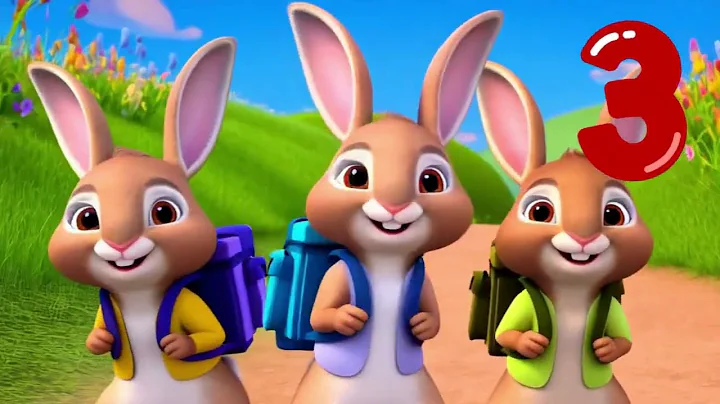 Five Little Bunnies | Fun Counting Song for Kids | Learn Numbers with Bunnies #kidssongs #singing
