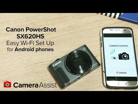 Connect your Camera Powershot SX620HS to your Android phone 