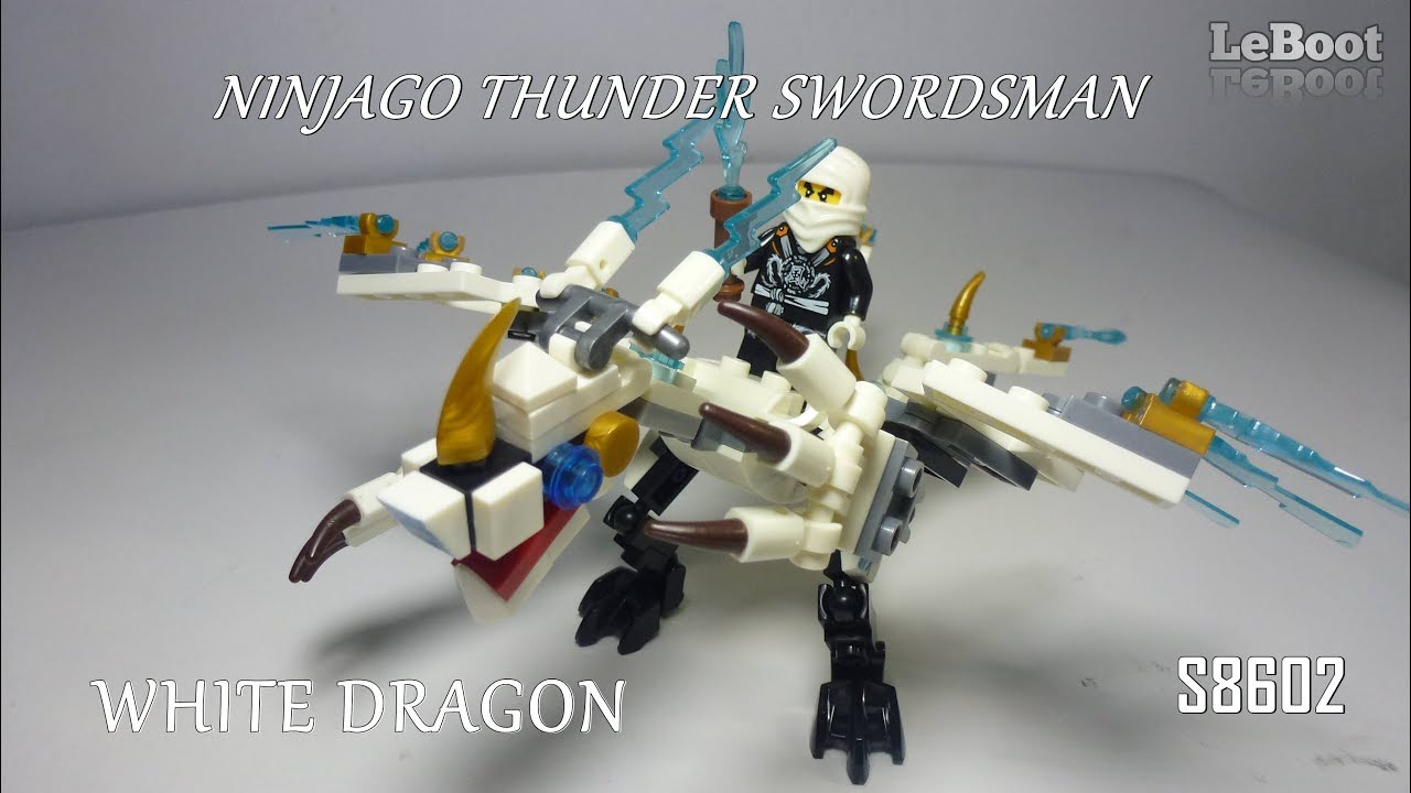 ninjago lego white dragon