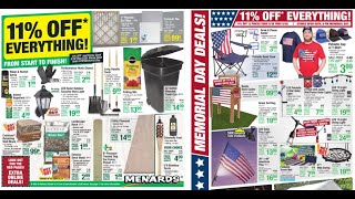 Menards 11% OFF Everything! Sales Ad Flyer 05.18.2023-05.29.2023-Week 14