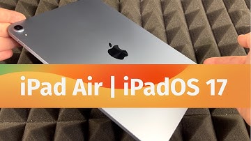 How to Update to iPadOS 17- iPad Air