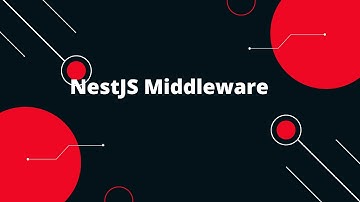 NestJS Middleware NestJS Tutorial