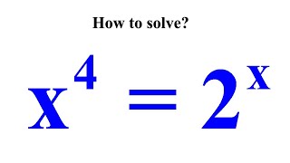 Math Olympiad Problem | Nice Exponential Equation | Math Olympiad Training