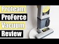 Proteam Proforce 1200xp / 1500xp REVIEW - Commercial Upright Vacuum TESTS