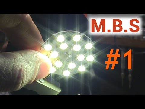 Самодельная светодиодная лампа #1. Как сделать самому?