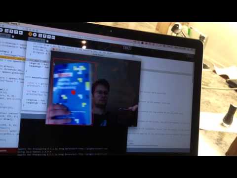 Webcam color tracking