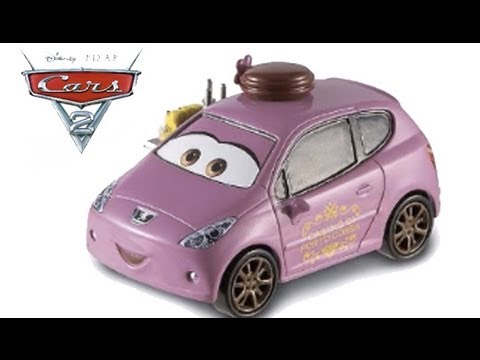 Cars 2 Mary Esgocar Disney die cast toy - YouTube