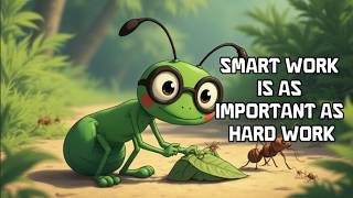 Smart Work Is As Important As Hard Work - Story of Two Ants| Moral Story in English
