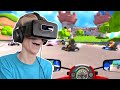 MARIO KART IN VIRTUAL REALITY!? | VRKarts (Oculus Rift DK2)