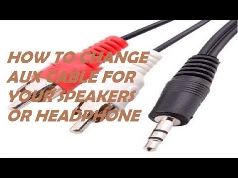 How to connect wire speakers to 3.5mm jack BY UNIVERSAL PATH - YouTube