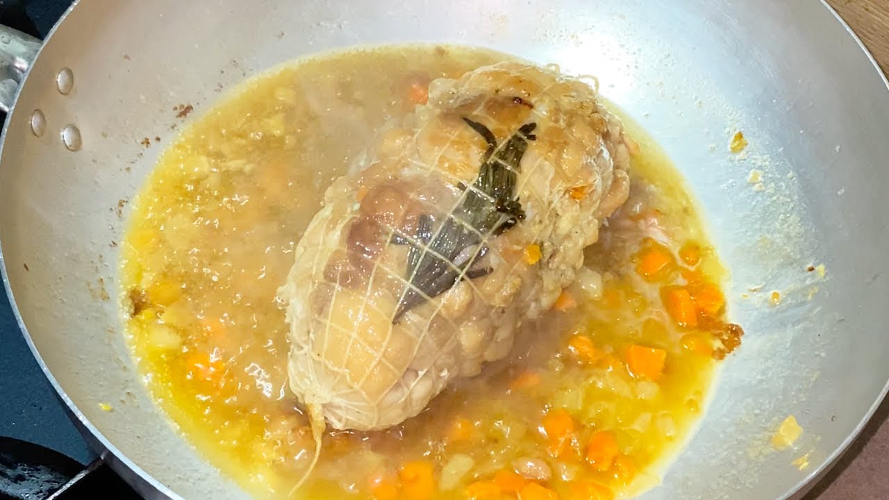 ROTOLO DI TACCHINO IN PADELLA FACILE E GUSTOSO