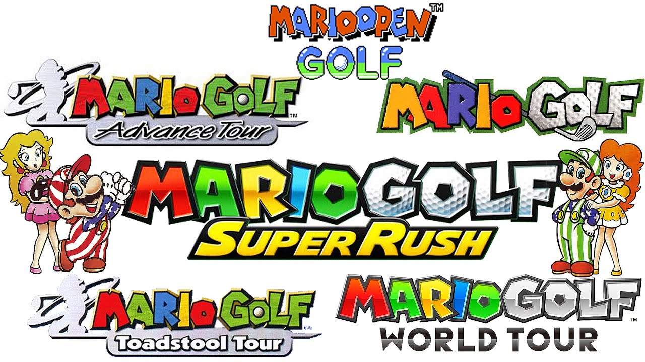 All Mario Golf Reveal Trailer & Commercials (Golf NES 1984 - Mario Golf: Super Rush 2021) 4K60FPS