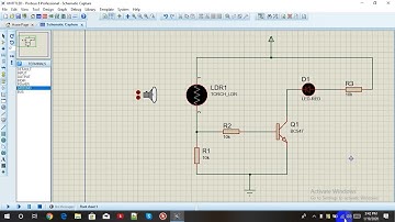 Proteus For beginners Tutorial#1 - Circuit designing, Simulation