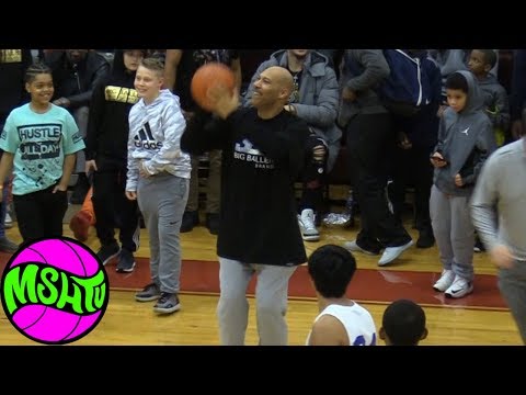 CAN LAVAR BALL SHOOT??? - NEVA LOST shooting 3's at the Grind Session