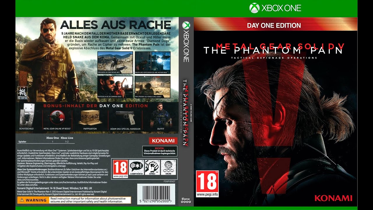 Unboxing Metal Gear Solid V The Phantom Pain Pt Br Xbox One Unboxing Metal Gear Solid V The Phantom Pain Pt Br Xbox One