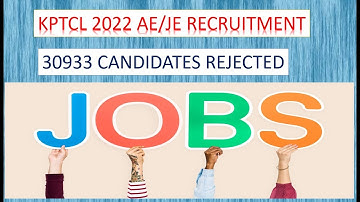 KPTCL REASON FOR REJECTING #REJECTEDLIST #KPTCLRECRUITMENT2022 #AE #JE