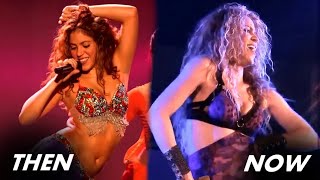 Shakira - Hips Don't Lie - THEN VS NOW [LIVE]