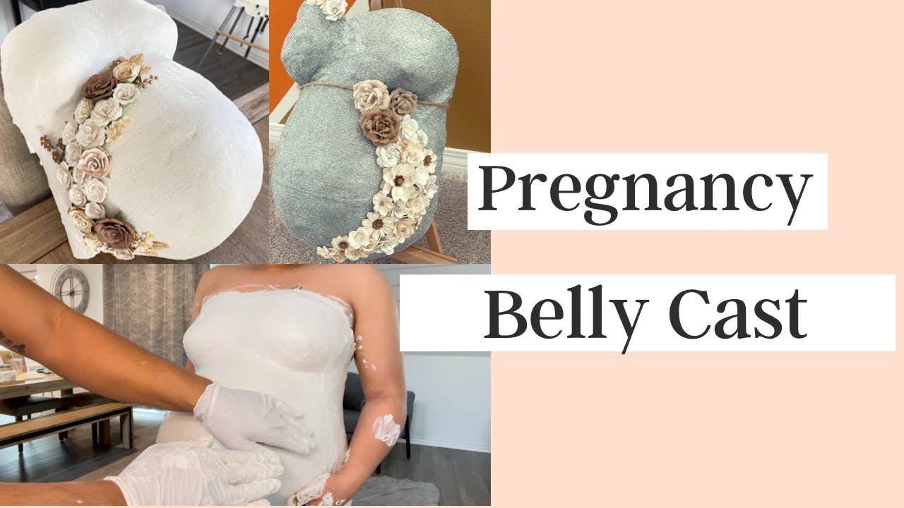 How To Decorate Your Belly Cast At Home ♥️ 