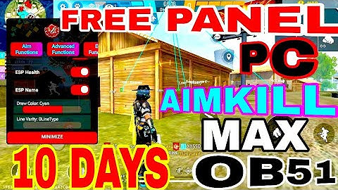 NEW PC PANEL UPDATED OB51 💻 AIMBOT AND SNIPER PANEL FOR FREE FIRE 🎯 | 100% SAFE AND ANTIBAN ✅