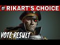 RIKART&#39;S CHOICE - Continuation of the Commissar Rikart storyline