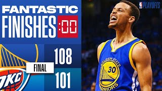 Final 5:47 WILD ENDING Warriors vs Thunder In Game 6 👀🔥