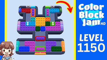 Color Block Jam Level 1150 Solution Walkthrough