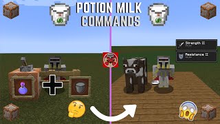 Celebrity Command Block Tutorial #160: Potion Milk Commands in Minecraft (1.19+) Wealth