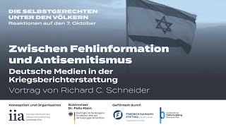 Zwischen Fehlinformation und Antisemitismus. Deutsche Medien in der Kriegsberichterstattung