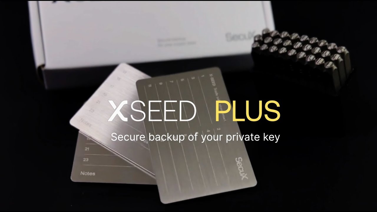 Introducing SecuX's Steel Crypto Wallet: The 'X-Seed