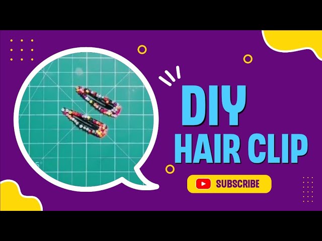 Diy Fashion Hair Clips ||Diy fashion accessories #hairclipmaking #DIYQueen