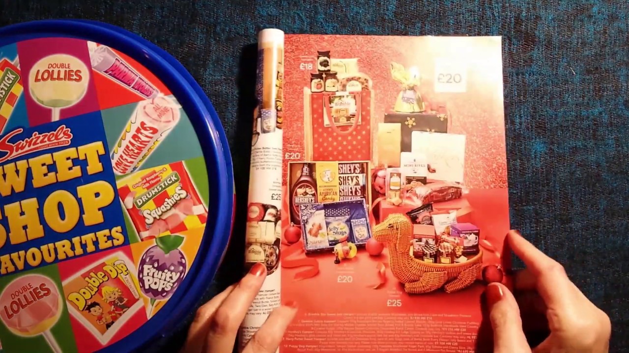 ASMR | Taste Testing Retro Sweets Candies & Whispered Christmas Gift Catalog Magazine Reading Chat