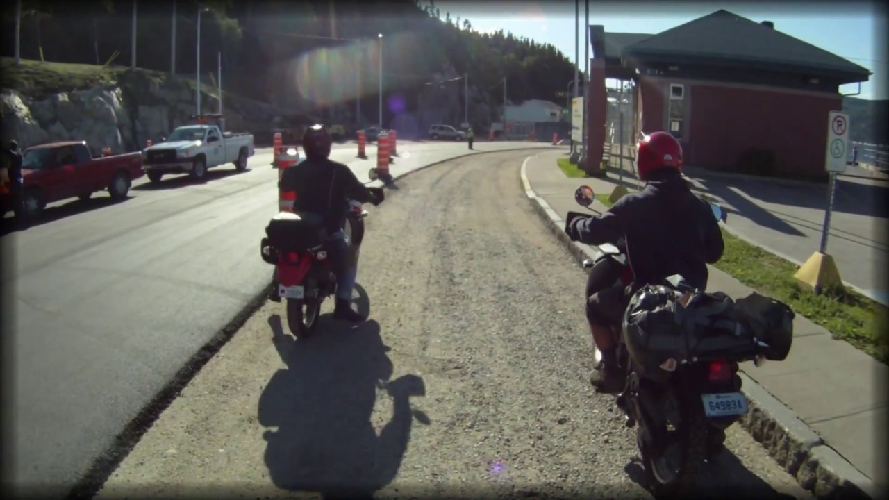 Pascal Coudé, Motorcycle road trip, (Mont Groulx). Québec, Canada (Québec BASE))