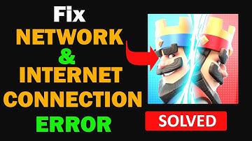 Fix Clash Royale App Network & No Internet Connection Error Problem in Android Smartphone