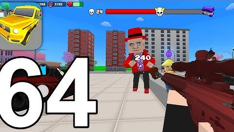 Gangs Wars: Pixel Shooter RP - Gameplay Walkthrough Part 64 - Rampage with Sniper Gun (Android, iOS)