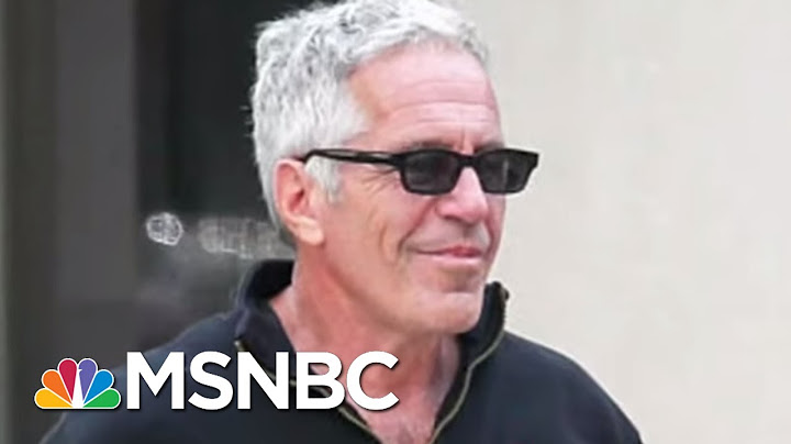The Epstein Indictment - The Day That Was | MSNBC