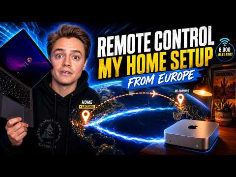 controlling my home mac from another continent (tailscale)