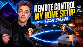 controlling my home mac from another continent (tailscale)