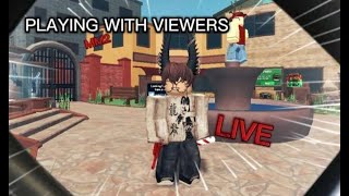 🔴MM2 LIVE - 1v1s With Viewers GIVEAWAY AT 500 SUBS🔴