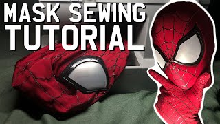 Spider-Man Suit Tutorial(Episode 5- Mask Sewing)