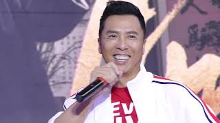 Donnie Yen 甄子丹 in Singapore December 9, 2019 one day before the premiere of Ipman 4 FULL CLOSE UP